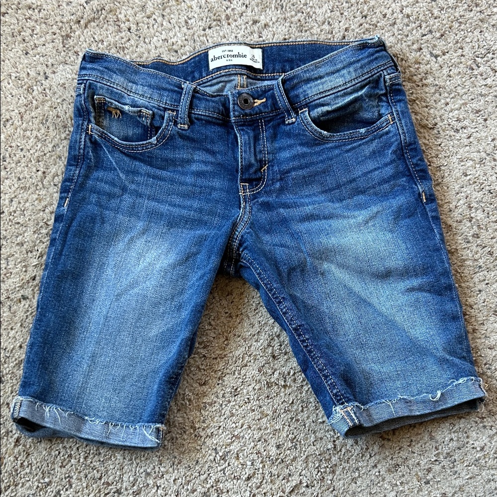 Abercrombie kids jean shorts